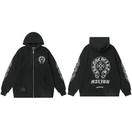 CH-Chrome Hearts Zip Up Hoodie M8515
