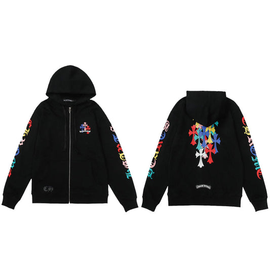 CH-Chrome Hearts Zip Up Hoodie M8508