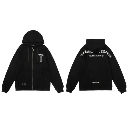 CH-Chrome Hearts Zip Up Hoodie M8511
